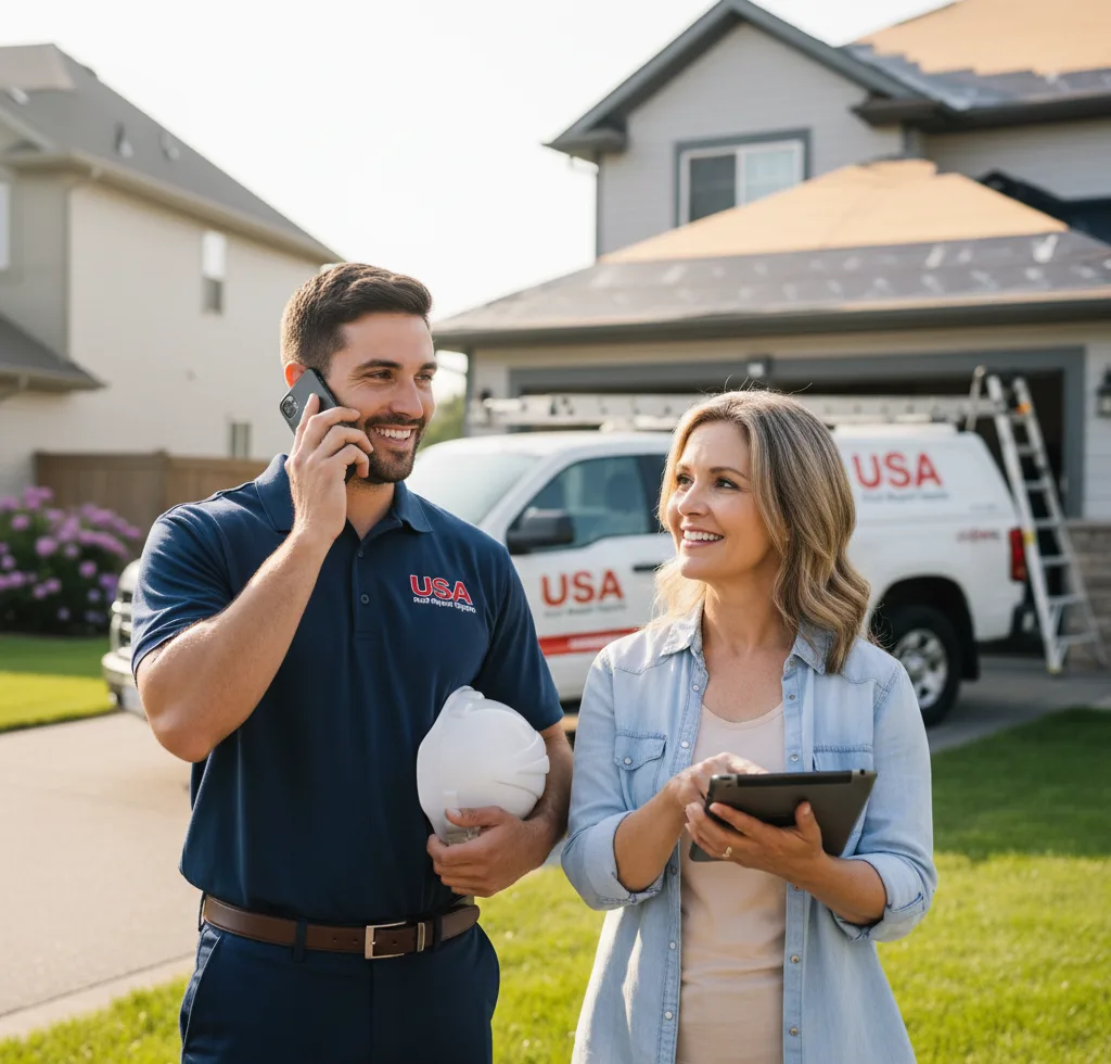 USA Roof Repair Experts customer support in Forks